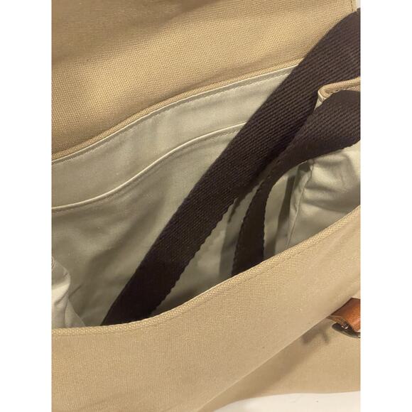 Bici By Bar | Messenger Duffle Bag | Overnight Travel Carry‎ On Bag | NWT | Tan - Picture 7 of 13